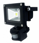 PROJECTEUR LED 10W NOIR 4000K DETECT